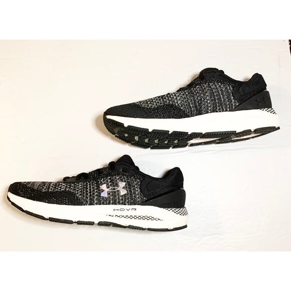 UNDER ARMOUR Men's HOVR Intake 6 Running Shoe, Black & White Size 11 - Picture 8 of 15